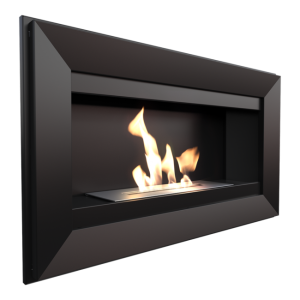 Estufa a Bioetanol de pared CHARLIE  TÜV Negro