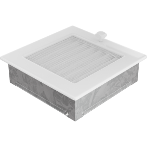 Rejilla de ventilación blanco con persianas 17BX - 17x17cm