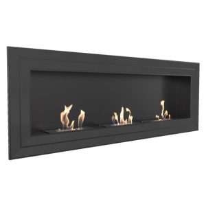 Estufa de bioetanol de pared JULIET 1800 BLACK